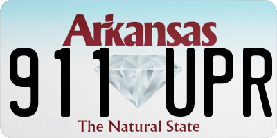 AR license plate 911UPR