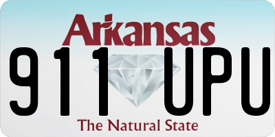 AR license plate 911UPU