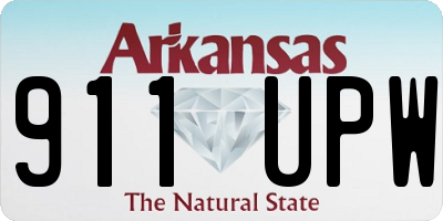 AR license plate 911UPW