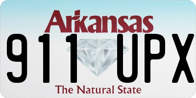 AR license plate 911UPX