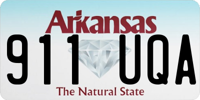 AR license plate 911UQA