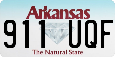 AR license plate 911UQF