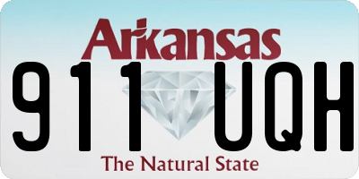 AR license plate 911UQH
