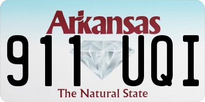 AR license plate 911UQI