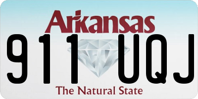 AR license plate 911UQJ