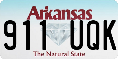 AR license plate 911UQK