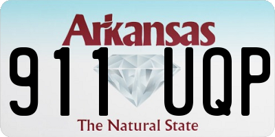 AR license plate 911UQP