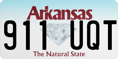AR license plate 911UQT