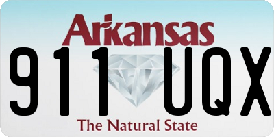 AR license plate 911UQX