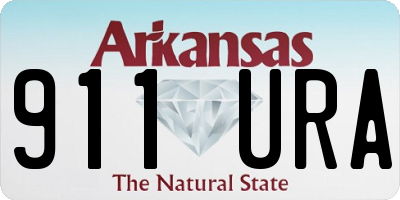 AR license plate 911URA