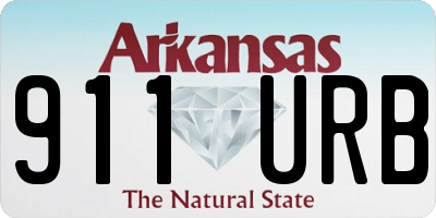 AR license plate 911URB