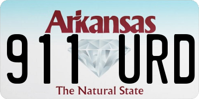 AR license plate 911URD