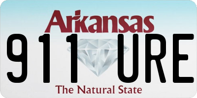 AR license plate 911URE
