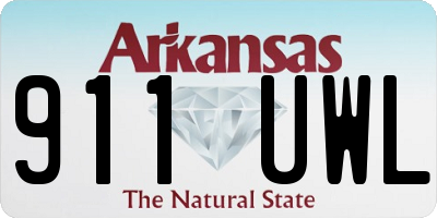 AR license plate 911UWL