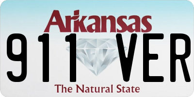 AR license plate 911VER