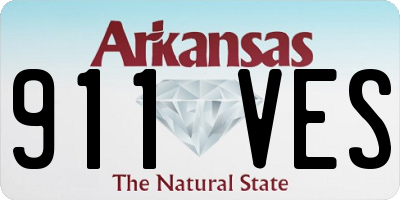 AR license plate 911VES