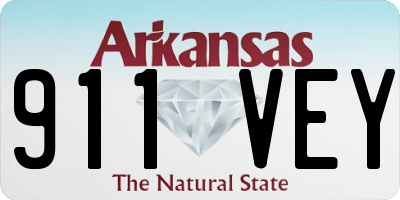AR license plate 911VEY