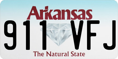 AR license plate 911VFJ