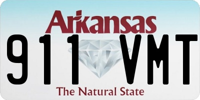 AR license plate 911VMT
