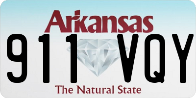 AR license plate 911VQY