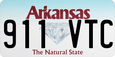 AR license plate 911VTC