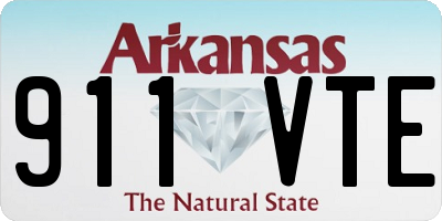 AR license plate 911VTE