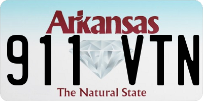 AR license plate 911VTN