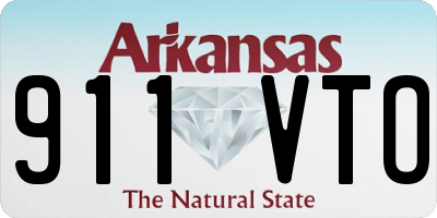 AR license plate 911VTO