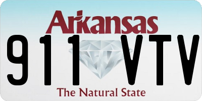 AR license plate 911VTV