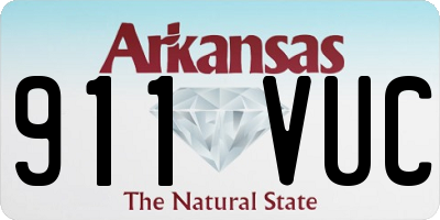 AR license plate 911VUC