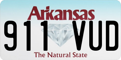 AR license plate 911VUD