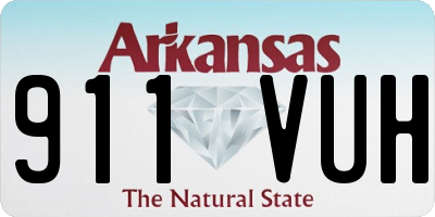 AR license plate 911VUH