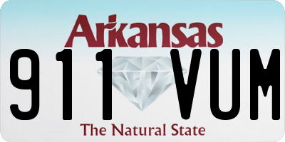 AR license plate 911VUM