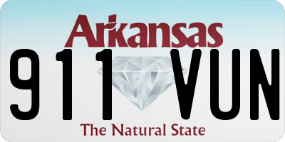 AR license plate 911VUN