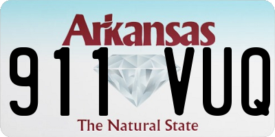 AR license plate 911VUQ