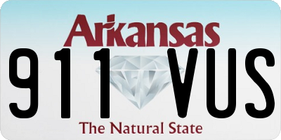 AR license plate 911VUS