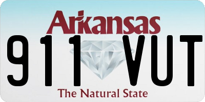 AR license plate 911VUT