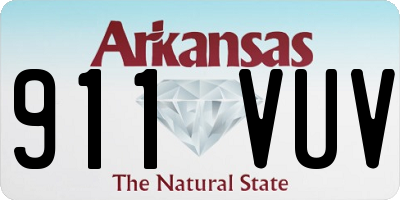 AR license plate 911VUV