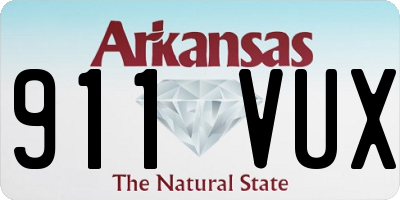 AR license plate 911VUX