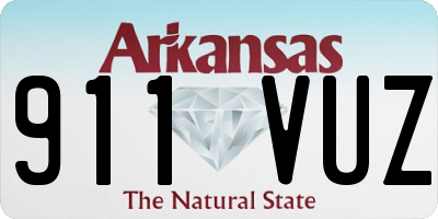 AR license plate 911VUZ