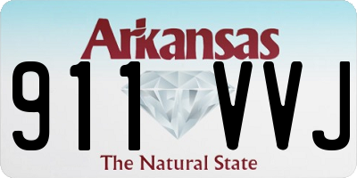 AR license plate 911VVJ