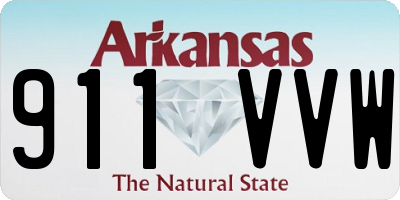 AR license plate 911VVW
