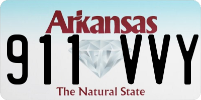 AR license plate 911VVY
