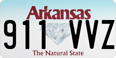 AR license plate 911VVZ