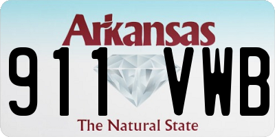AR license plate 911VWB