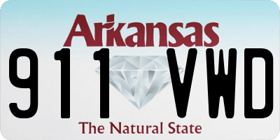 AR license plate 911VWD