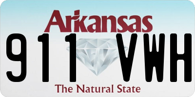 AR license plate 911VWH