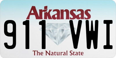 AR license plate 911VWI