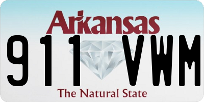 AR license plate 911VWM