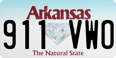 AR license plate 911VWO